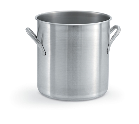 An image of a Vollrath 24 quart stainless steel stock pot